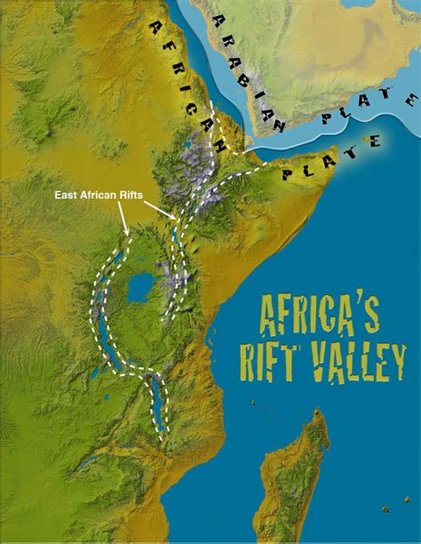 Map of Great Rift Valley